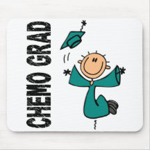 Teal CHEMO GRAD 1 (Ovarian Cancer) Mousepad