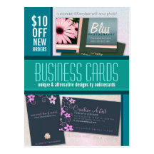 Teal ColorBlock Photo template Business Postcard