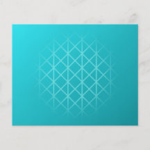 Teal Colour Background Design with Grid Pattern. Flyer