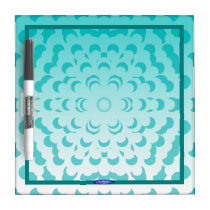 Teal dots mini dry erase board (Customizable!) dry erase boards