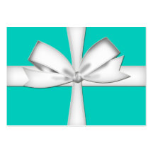 Teal Gift Card Business Card