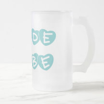 Teal Hearts Bride to Be Mug
