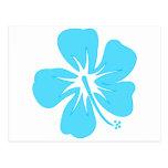 Teal Hibiscus Postcard