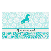 Teal Horse Business Cards