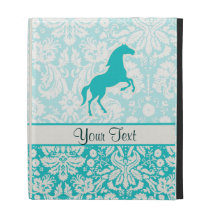 Teal Horse iPad Case