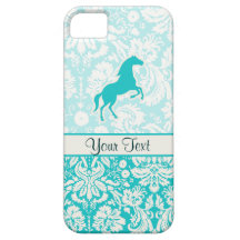 Teal Horse iPhone 5 Cases
