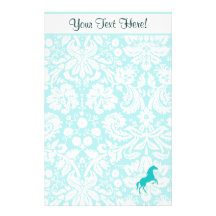 Teal Horse Stationery