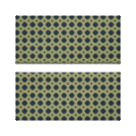 teal khaki pattern gallery wrapped canvas