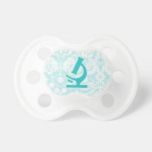 Teal Microscope; Cute Pacifiers