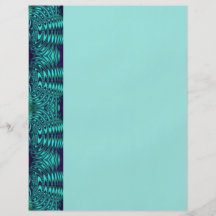Teal Navy Abstract Flyer Design