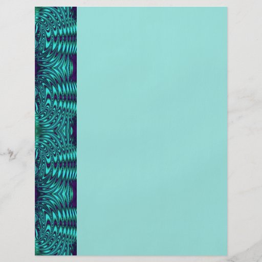 Teal Navy Abstract Flyer Design