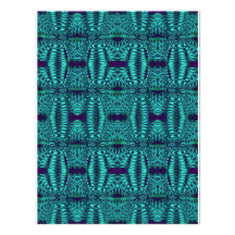 Teal Navy Abstract Letterhead Design