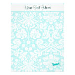 Teal Plane Personalized Letterhead