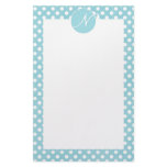 Teal Polka Dots stationery