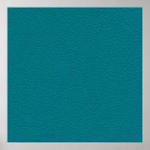 Teal Printed Pattern. Green Blue.