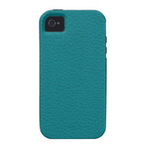 Teal Printed Pattern. Green Blue. iPhone 4 Cases