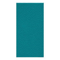 Teal Printed Pattern. Green Blue. Custom Photo Card