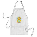Teal Ribbon Duck aprons