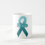 Teal Ribbon for Hope Coffee Mug