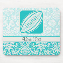 Teal Rugby Mousepads