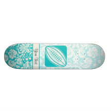 Teal Rugby Skateboards