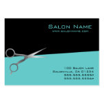 Teal Salon Business - Punch Cards Business Card Template