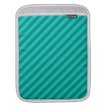 Teal Stripes. ipad sleeves
