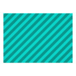 Teal Stripes. Personalized Announcement