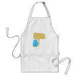 Teal wind power apron