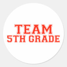 Team 5th Grade Sticker
