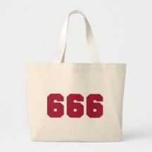 Team 666 tote bag