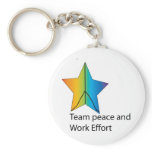 team and work effort key chain