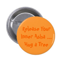 Team Asha Pinback Button
