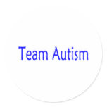 Team Autism (Blue) Sticker