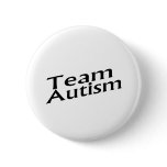 Team Autism Pinback Buttons