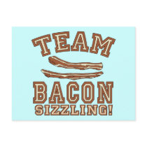 TEAM BACON is SIZZLING Tshirts, Mugs, Gifts Post Cards