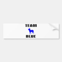 Team Blue Bumper Sticker