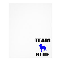 Team Blue Letterhead Design