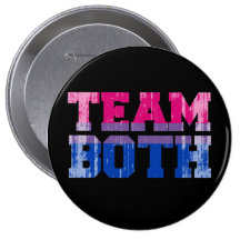 Team Both distressed.png Pinback Buttons