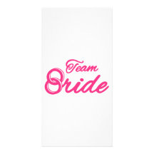 Team Bride Bachelorette Party Customized Photo Card