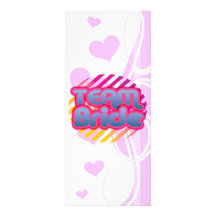 Team Bride Bridesmaids bachelorette wedding party Invites