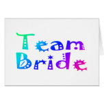 Team Bride (Colourful) Cards