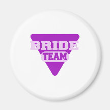 Team Bride design Fridge Magnet