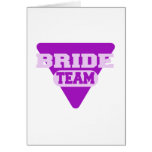 Team Bride design Greeting Cards
