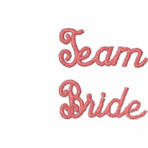 Team Bride Embroidered Polo Shirt