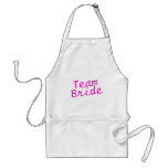 Team Bride Pink Apron