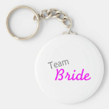 Team Bride (PInk) Key Chain