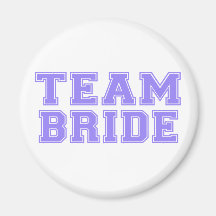 Team Bride (Purple) Fridge Magnet