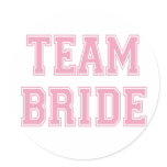 Team Bride stickers