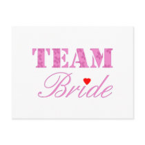 Team Bride Theme Postcards
